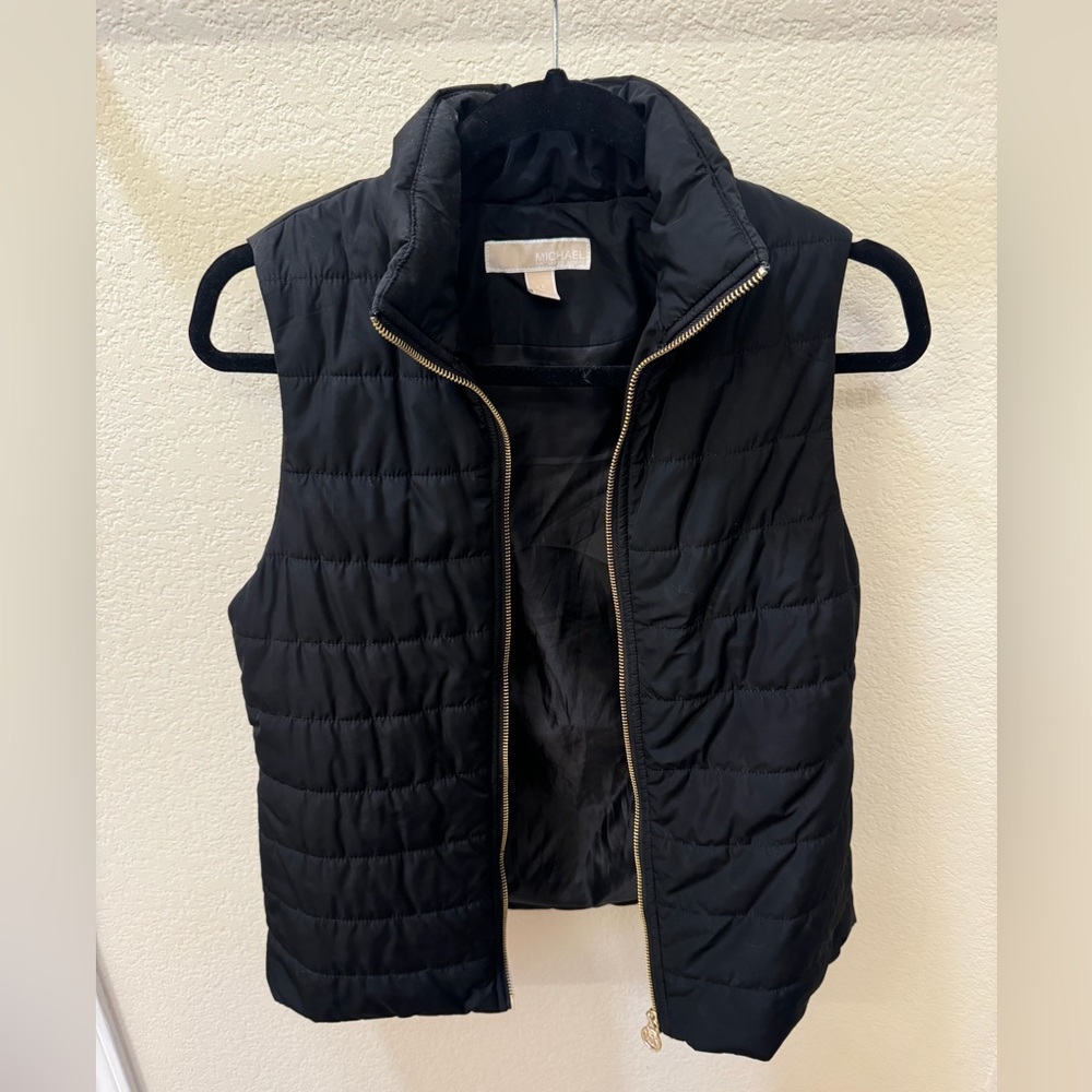 Michael Kors Black Puffer Vest